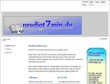 Tablet Screenshot of predigt7min.de